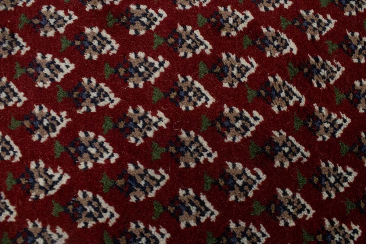 Red Floral 2'5X10 Indo Botemir Oriental Runner Rug