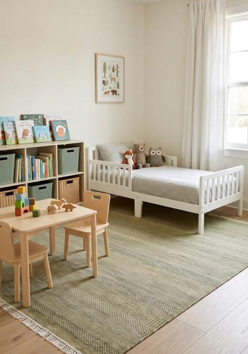 Brown & Beige Grass Design 5X8 Modern Oriental Rug