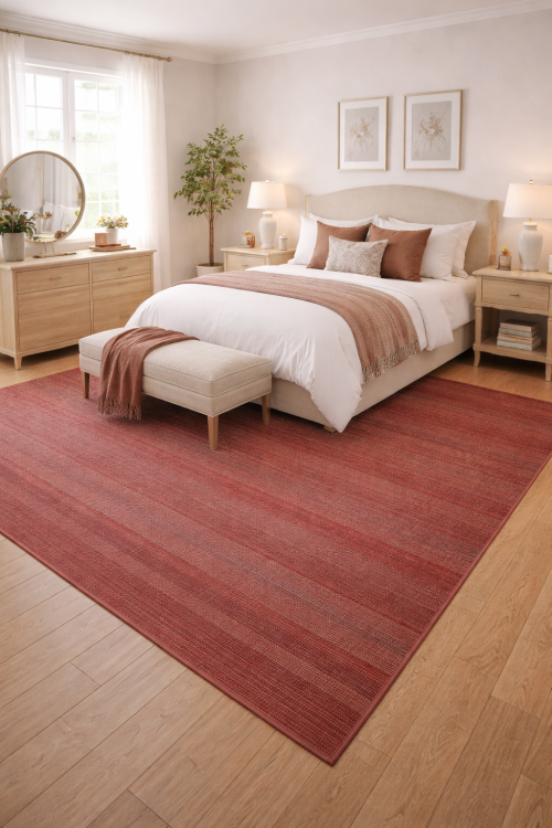 Red Grass Design 8X10 Modern Oriental Rug