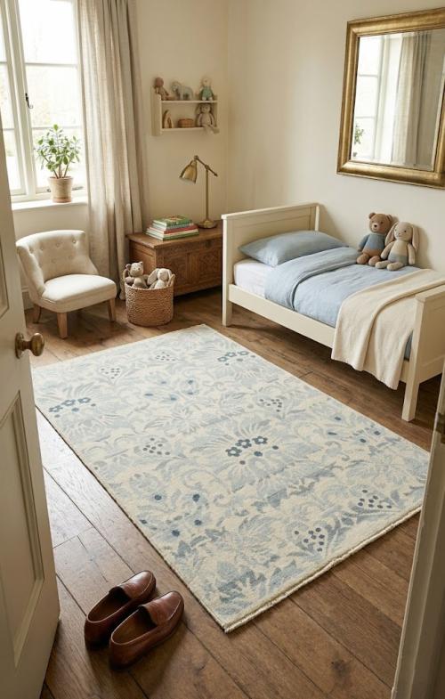 Floral Transitional 5X7 Modern Oriental Rug