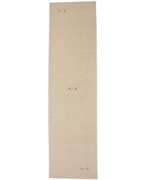 Oatmeal Tribal 3X10 Gabbeh Modern Runner Rug