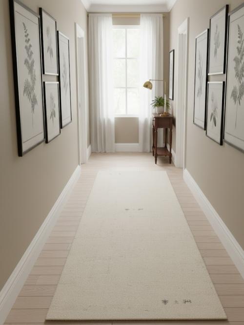 Oatmeal Tribal 3X10 Gabbeh Modern Runner Rug