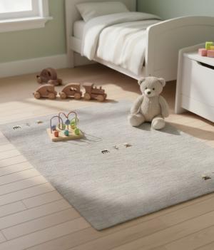 Gray Tribal 2X3 Gabbeh Modern Rug