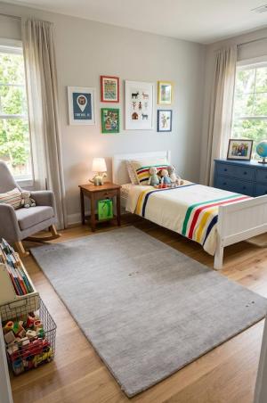 Gray Tribal 5X8 Gabbeh Modern Rug