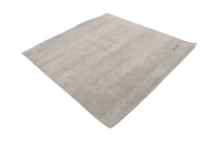 Gray Tribal 8X8 Gabbeh Modern Square Rug