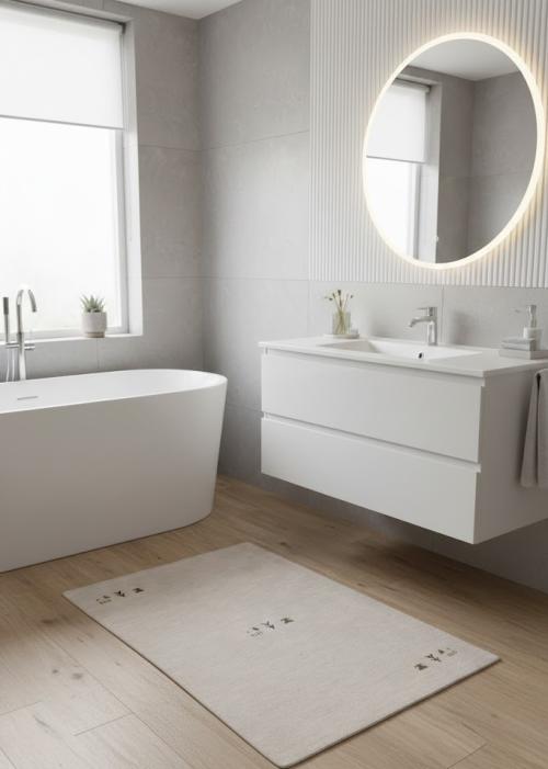 Greige Tribal 2X3 Gabbeh Modern Rug