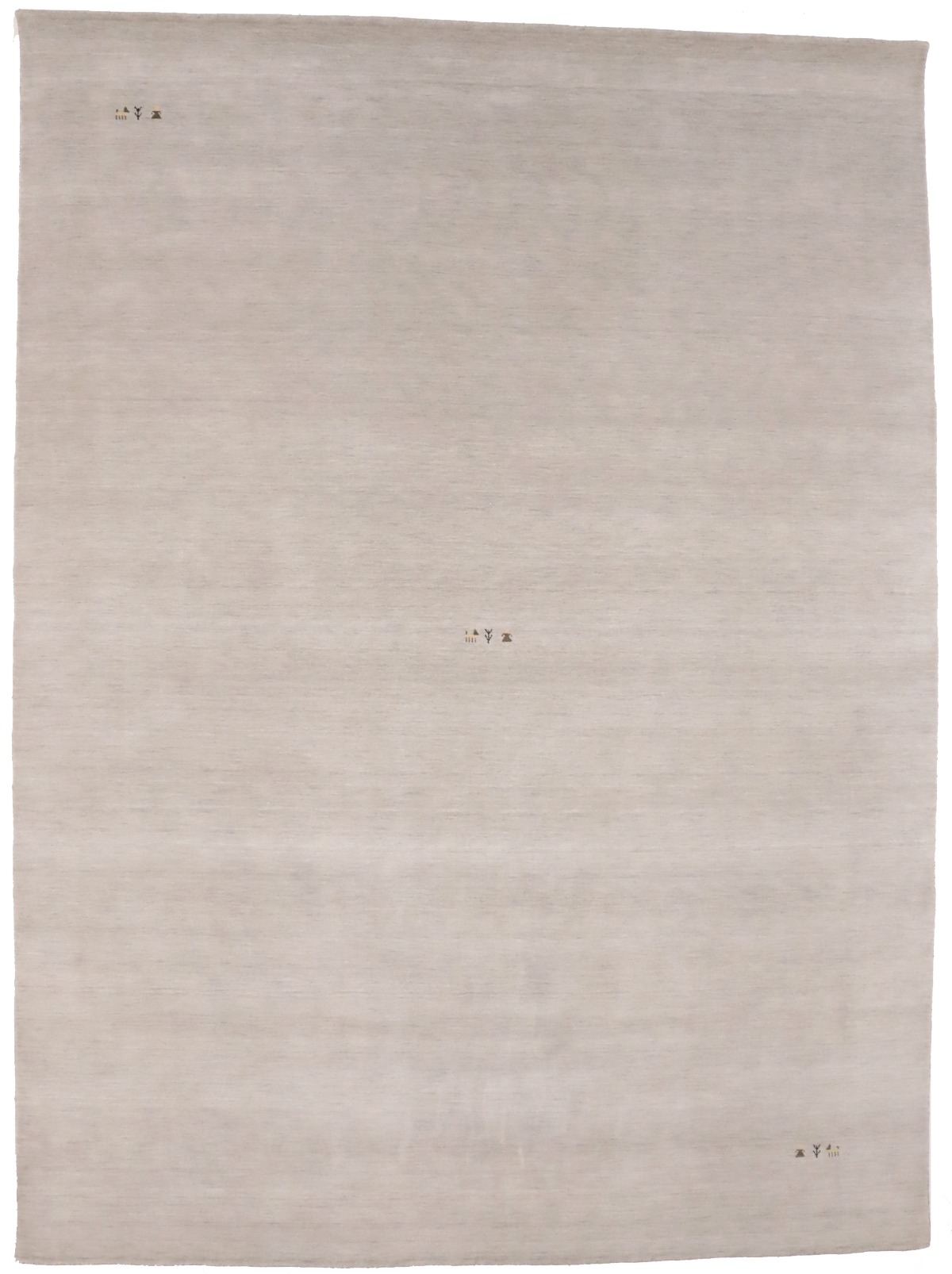 Greige Tribal 8X10 Gabbeh Modern Rug - Image 1