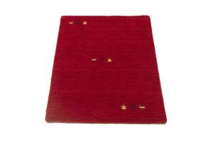 Red/Cherry red Tribal Pictorial Gabbeh Rug in All Size