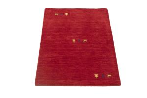 Red/Cherry red Tribal Pictorial Gabbeh Rug in All Size
