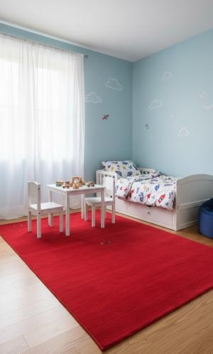 Red Tribal 6X9 Gabbeh Modern Rug