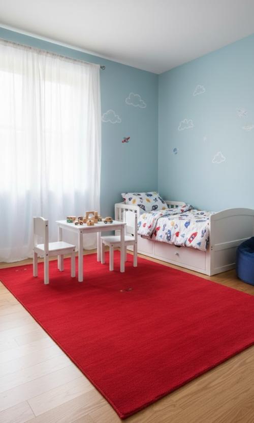 Red Tribal 6X9 Gabbeh Modern Rug