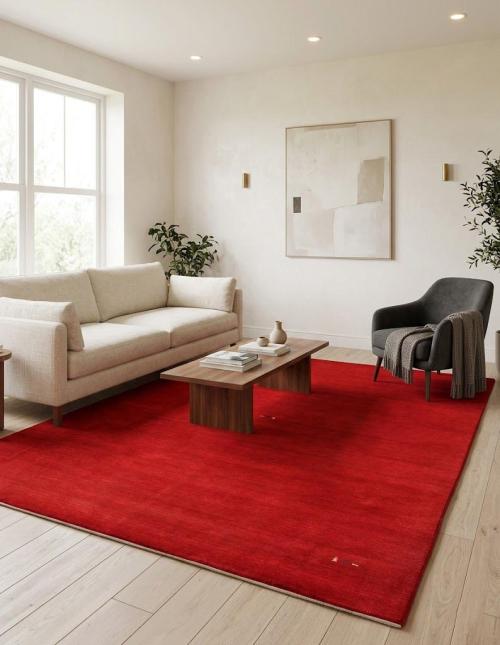 Red Tribal 8X10 Gabbeh Modern Rug