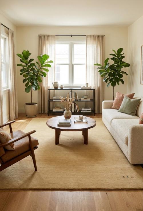 Beige Tribal 5X8 Gabbeh Modern Rug