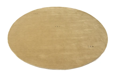 Beige Tribal 8X8 Gabbeh Modern Round  Rug