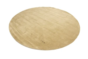 Beige Tribal 8X8 Gabbeh Modern Round Rug