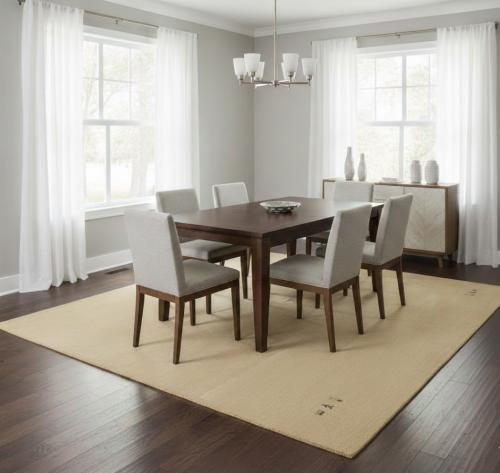 Beige Tribal 8X8 Gabbeh Modern Square Rug