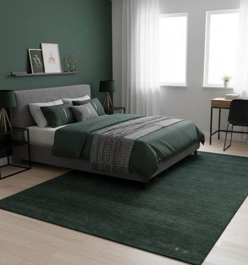 Dark Green Tribal 8X10 Gabbeh Modern Rug