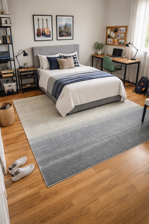 5'8 x 7'11 Hand Knotted Lori Gabbeh Stripes Oriental Rug