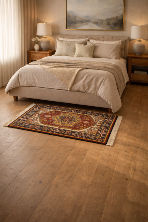 Red Floral Tribal 2X3 Heriz Serapi Oriental Rug