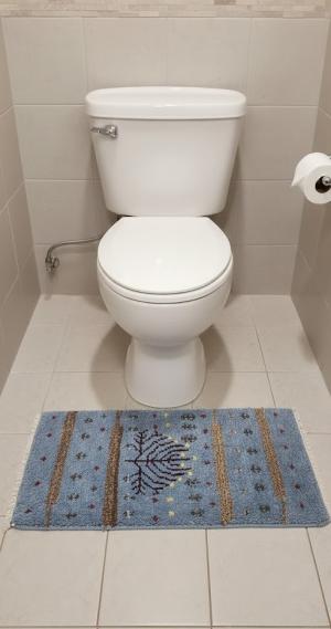 1'4 x 2'7 Hand Knotted Indo-Gabbeh Oriental Wool Rug