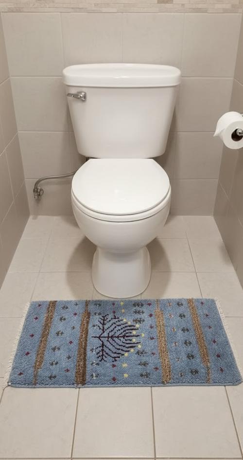 1'4 x 2'7 Hand Knotted Indo-Gabbeh Oriental Wool Rug