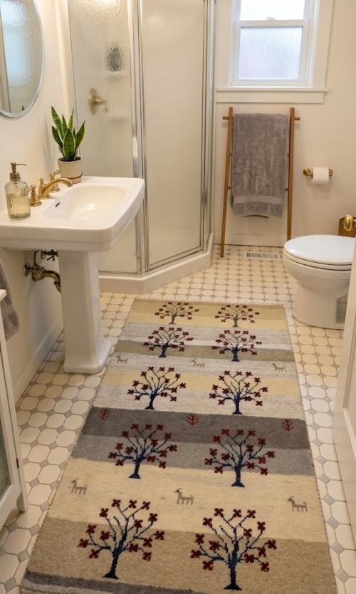 2'11 X 5'4 Multicolored Hand Knotted Indo-Gabbeh Wool Rug