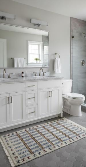 Cream Pictorial Tribal 3X5 Indo-Gabbeh Oriental  Rug