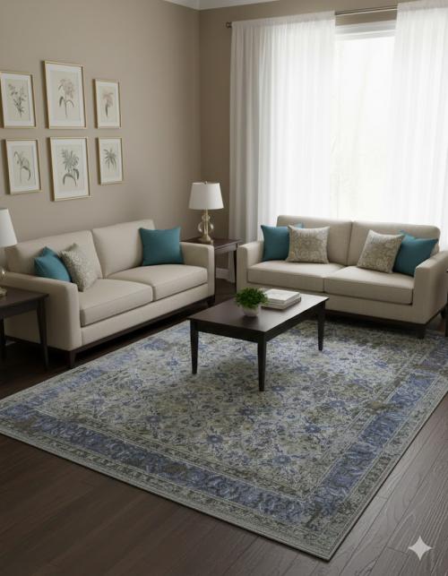 Multicolored Floral 8X10 Modern Oriental Rug