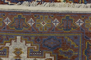 Cream Tribal 3X10 Indo-Viss Oriental Runner Rug