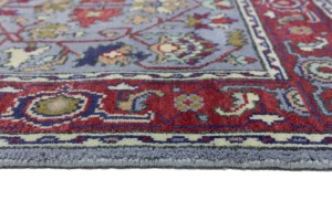 Gray Floral 4X6 Indo-Mahal Oriental Rug