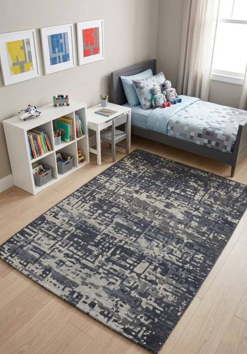 Multicolored Abstract 6X8 Modern Oriental Rug