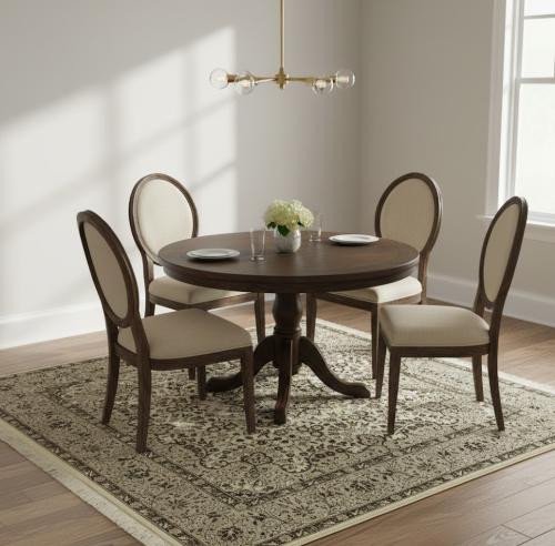 6'2 X 6'2 Hand Knotted Kirman Oriental Wool Square  Rug