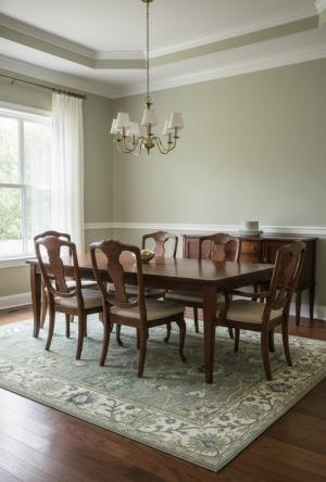 Taupe Floral Osh Chobi 5X8 Peshawar Oriental  Rug