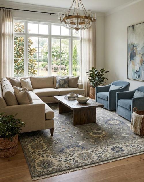 Taupe Floral Osh Chobi 8X10 Peshawar Oriental Rug