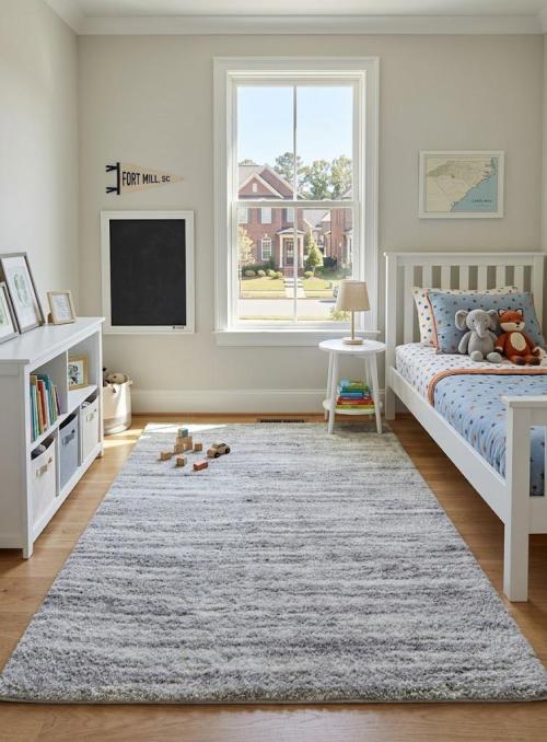 Multicolored Stripes 5'4X7'5 Modern Rug