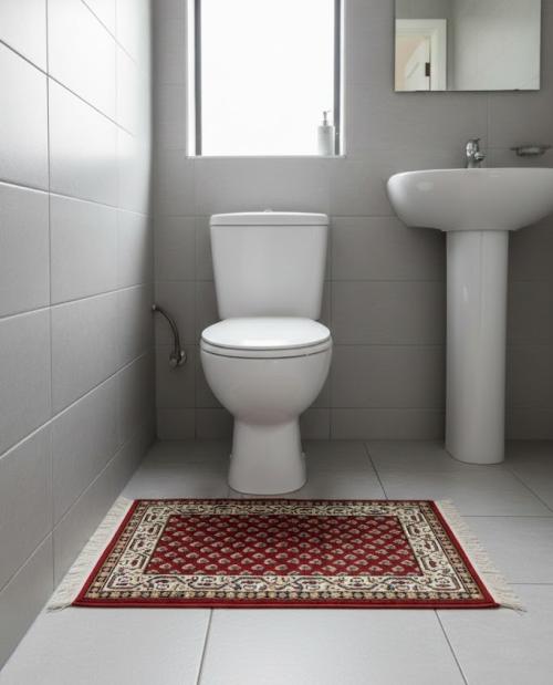 Red Floral 2X3 Indo Botemir Oriental Rug