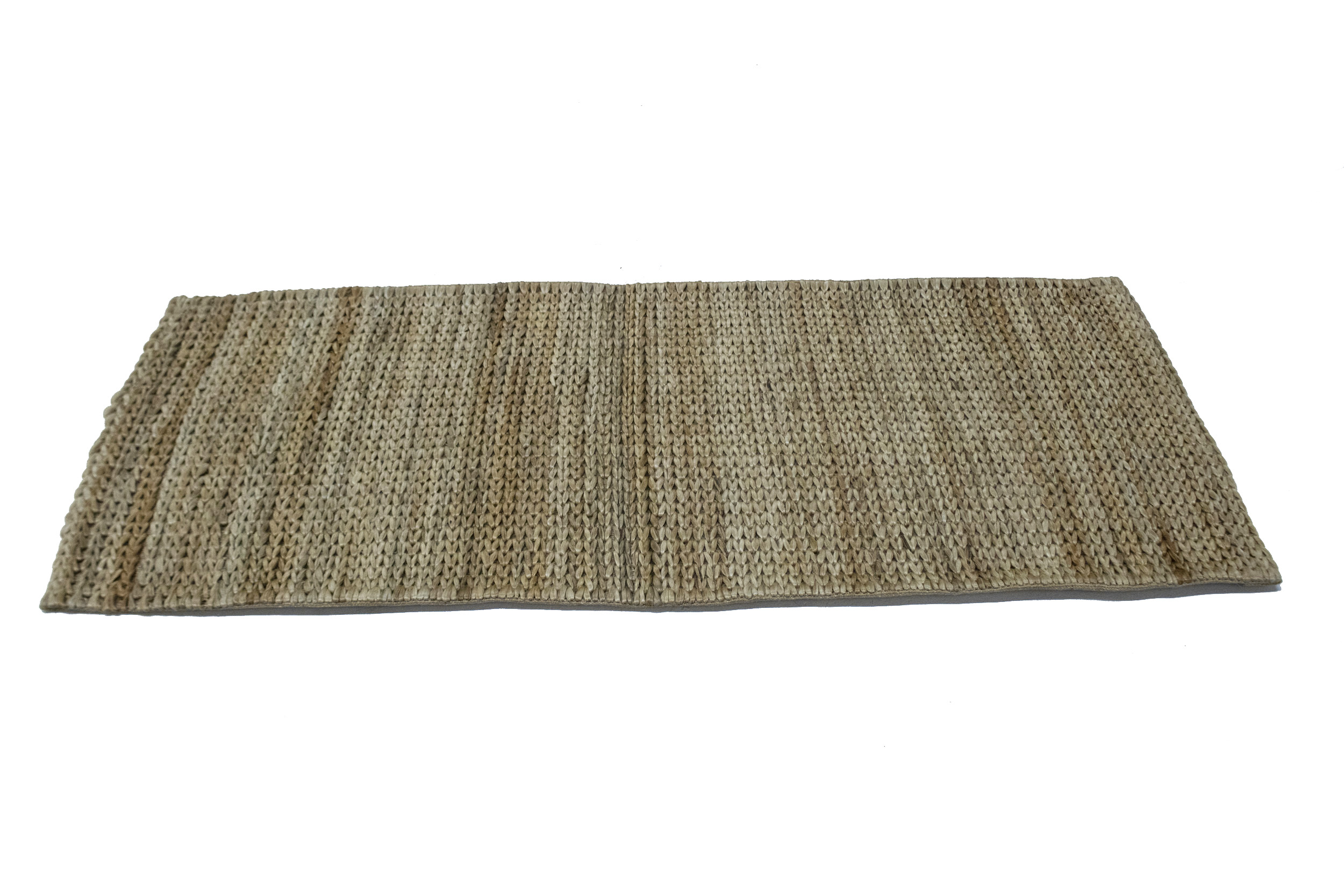 2'1 x 5'3 Natural Brown Zero Count Braided Modern Rug - Image 5