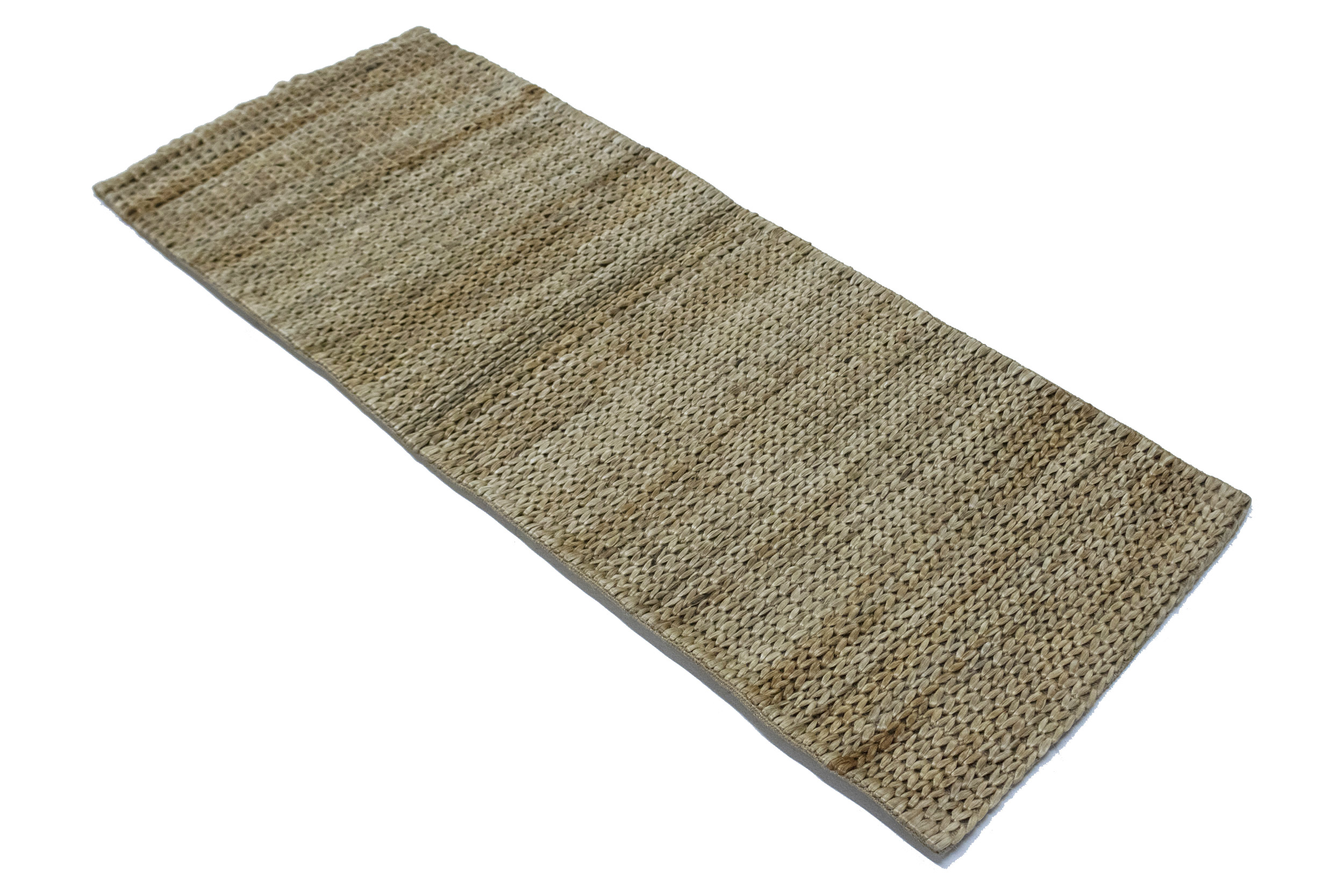 2'1 x 5'3 Natural Brown Zero Count Braided Modern Rug - Image 11