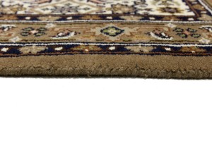 Cream Floral Tribal 4X6 Indo-Bidjar Oriental Rug