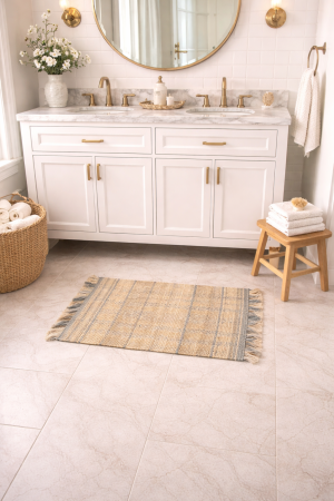 2'0 x 3'0 Flat-Weave Beige Jute Sumak Modern Rug