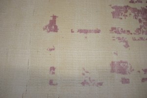 Distressed Cream Floral 4X6 Hand-Loomed Modern Rug