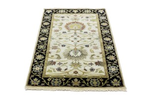 Cream Floral Osh Chobi 3X5 Peshawar Oriental Rug