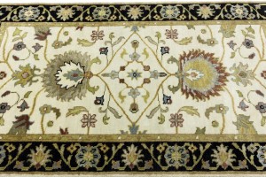 Cream Floral Osh Chobi 3X5 Peshawar Oriental Rug