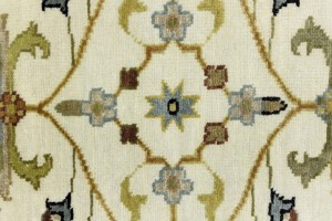 Cream Floral Osh Chobi 3X5 Peshawar Oriental Rug