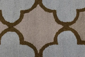 Multicolored Trellis 5X8 Hand-Tufted Modern Rug