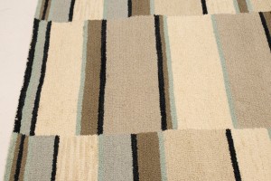 Multicolored Stripes 5X8 Hand-Tufted Modern Rug