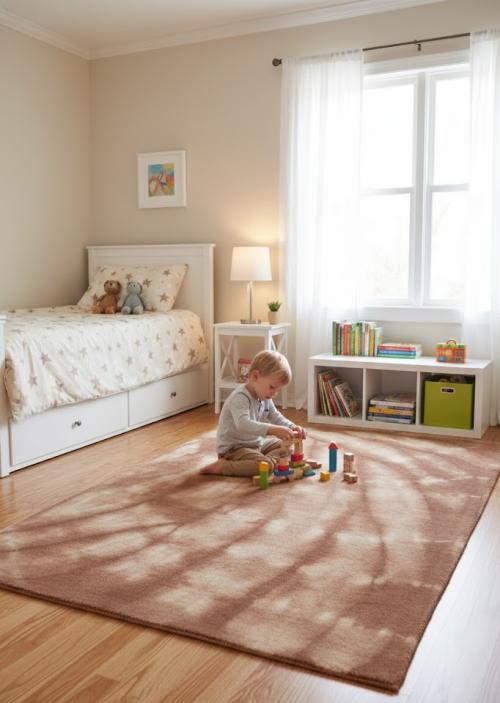 5'0 X 8'0 Hand-Tufted Modern Oriental Wool Rug