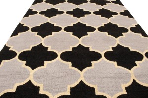 Multicolored Trellis 5X8 Hand-Tufted Modern Rug