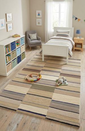 5'0 X 8'0 Multicolored Hand-Tufted Modern Wool Area Rug