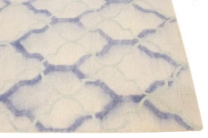 Cream Trellis 5X8 Hand-Tufted Modern Rug